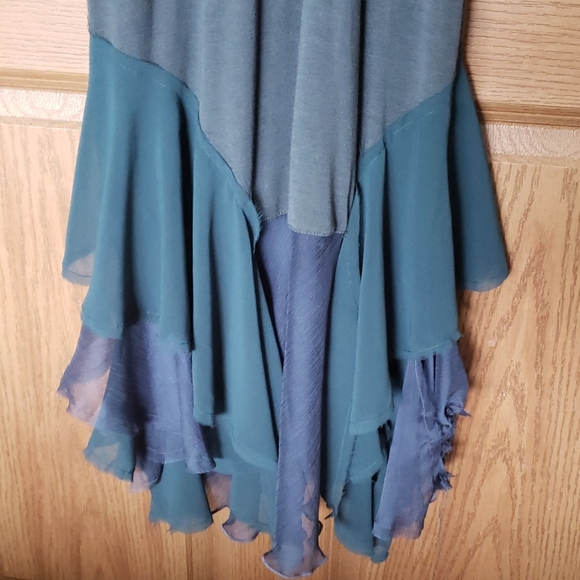 Free People Lace Green Racerback Dress - Picture 3 of 4